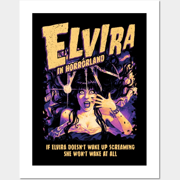 Elvira In Horrorland Classic Wall Art by OrcaDeep